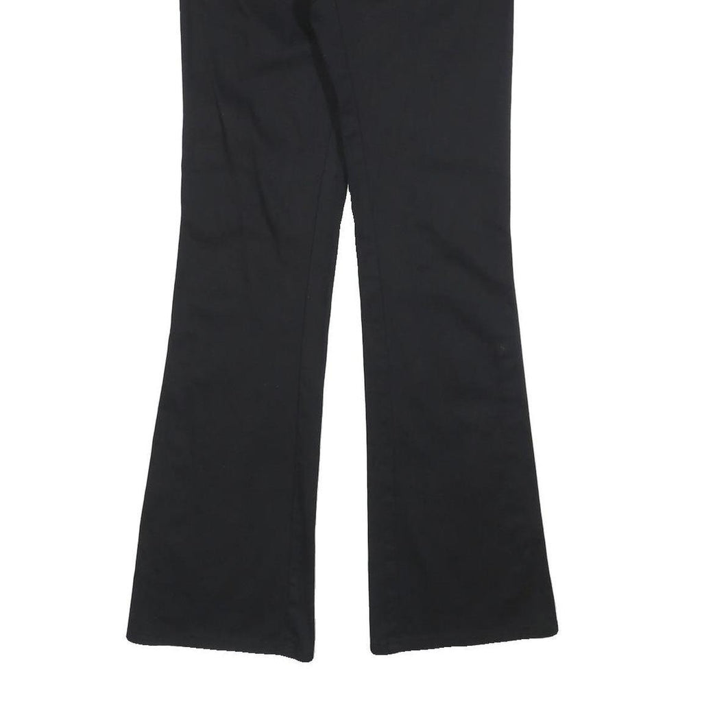 DICKIES Womens Black Slim Bootcut Trousers W28 L32 Workwear Comfort