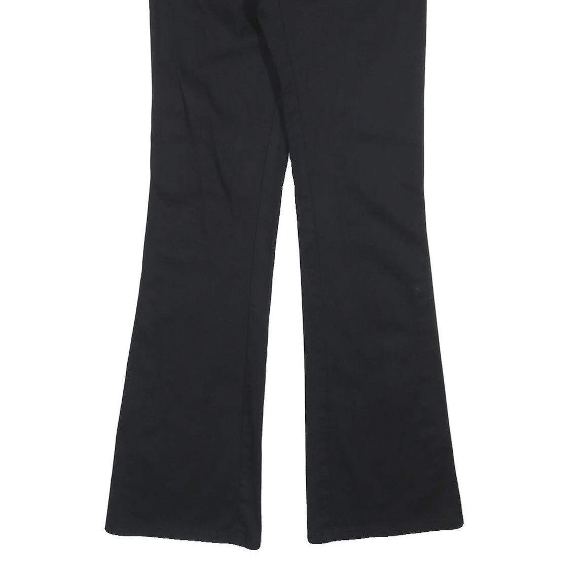 DICKIES Womens Black Slim Bootcut Trousers W28 L32 Workwear Comfort