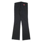 DICKIES Womens Black Slim Bootcut Trousers W28 L32 Workwear Comfort
