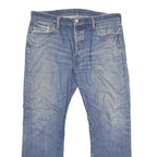 LEVI'S 501 Mens Jeans Blue Classic Straight Denim Medium W38 L30 Authentic