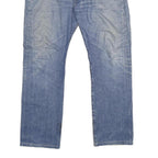 LEVI'S 501 Mens Jeans Blue Classic Straight Denim Medium W38 L30 Authentic