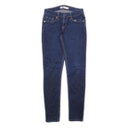 LEVI'S 524 Womens Jeans Blue Slim Skinny Denim Medium W27 L32 Stylish Zip