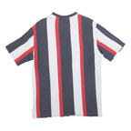 KARL KANI Mens Blue & White & Red Graphic T-Shirt M Short Sleeve Crew Neck