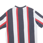 KARL KANI Mens Blue & White & Red Graphic T-Shirt M Short Sleeve Crew Neck