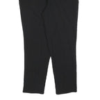 POLO RALPH LAUREN Womens Black Regular Leg Trousers W32 L27 Smart Casual Zip