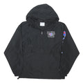 CHAMPION Mens Black Santa Cruz Jacket S Polyester Blend Hooded Zip
