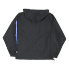 CHAMPION Mens Black Santa Cruz Jacket S Polyester Blend Hooded Zip