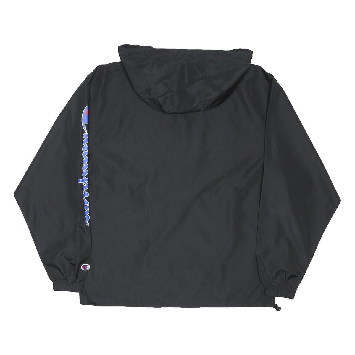 CHAMPION Mens Black Santa Cruz Jacket S Polyester Blend Hooded Zip