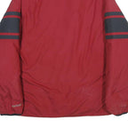NAUTICA Mens Red & Navy Zip-Up Reversible Polyester Blend Jacket XL Plain