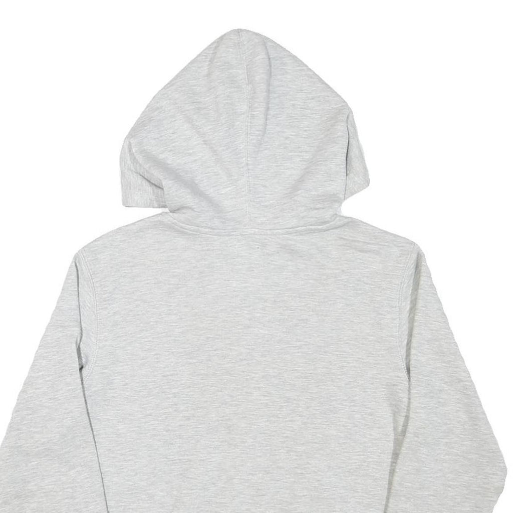 CHAMPION Boys Grey Hoodie L Cotton Blend Pullover Logo Sweatshirt
