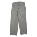 DICKIES Mens Jeans Grey Regular Straight Denim Medium W30 L28 Workwear Zip