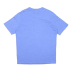 CHAMPION Mens Blue Logo Graphic T-Shirt L Short Sleeve Crew Neck Cotton Blend