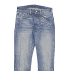 LEVI'S 501CT Mens Jeans Blue Regular Straight Denim Light W28 L26 Classic Button