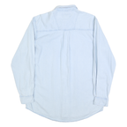 WRANGLER Mens Blue Light Denim Shirt L Button Down Casual Cotton Blend