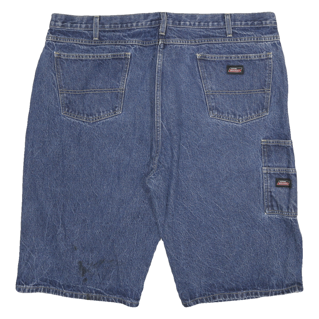 DICKIES Mens Denim Blue Casual Shorts 3XL W41 Cotton Blend Heavy Duty Workwear