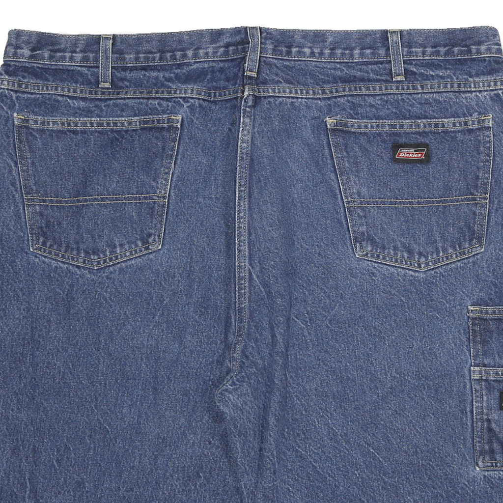 DICKIES Mens Denim Blue Casual Shorts 3XL W41 Cotton Blend Heavy Duty Workwear