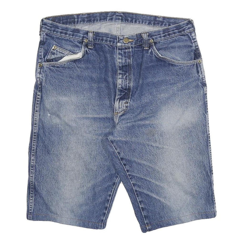 WRANGLER Mens Denim Blue Casual Shorts XL W36 Classic Cotton Blend