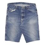 WRANGLER Mens Denim Blue Casual Shorts XL W36 Classic Cotton Blend