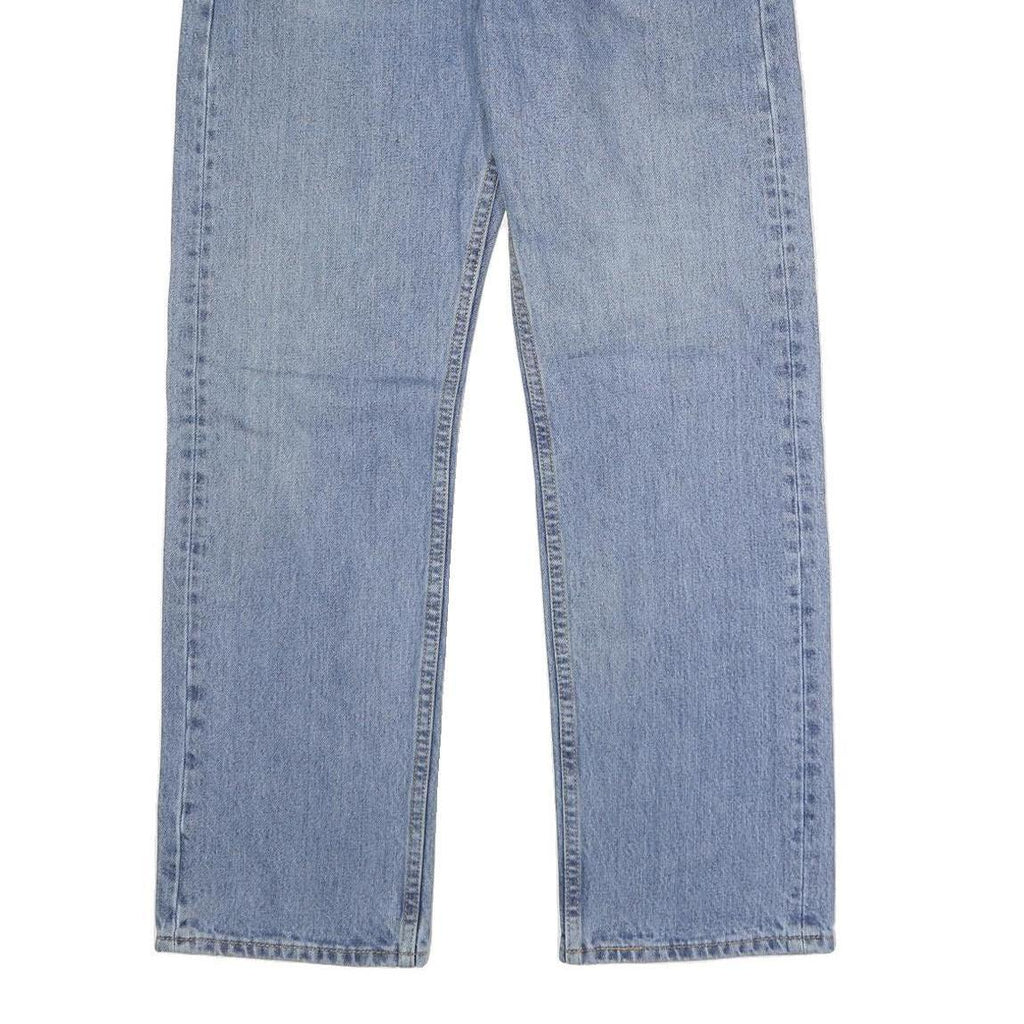 LEVI'S 505 Mens Jeans Blue Regular Straight Denim Medium W34 L30 Classic Fit