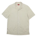 LEVI'S Mens Beige Casual Short Sleeve Shirt S Cotton Blend Workwear