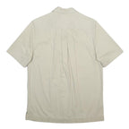 LEVI'S Mens Beige Casual Short Sleeve Shirt S Cotton Blend Workwear