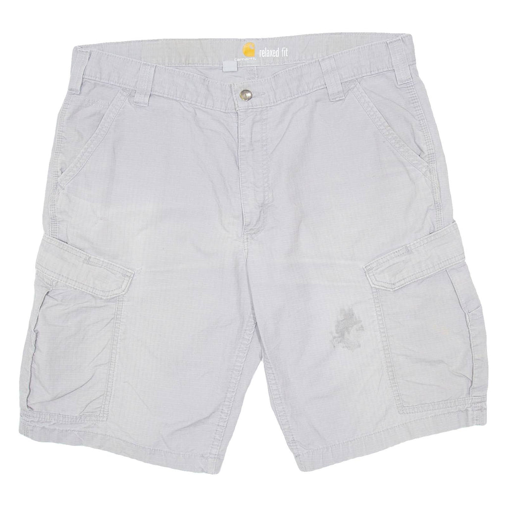 CARHARTT Mens Workwear Shorts Grey Relaxed XL W38