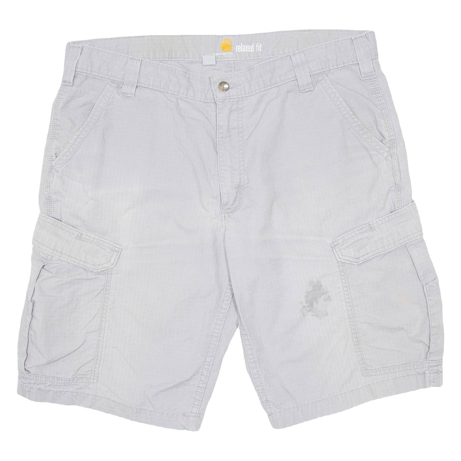 CARHARTT Mens Workwear Shorts Grey Relaxed XL W38