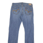 LEVI'S Womens Jeans Blue Regular Straight Denim Medium W32 L31 Classic Zip