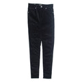 LEVI'S Womens Velvet Trousers Black Slim Tapered W25 L29