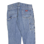 DICKIES Mens Relaxed Blue Denim Light Jeans W38 L30 Workwear Cotton Blend