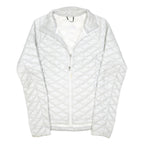 THE NORTH FACE Womens White Lightweight Quilted Jacket XS Polyester Blend Zip