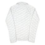 THE NORTH FACE Womens White Lightweight Quilted Jacket XS Polyester Blend Zip