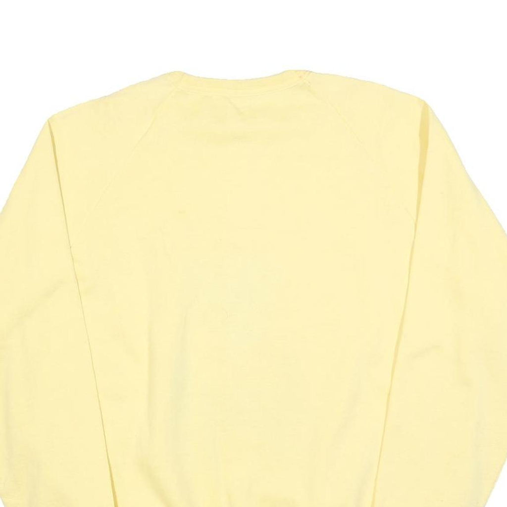 WORLD PRO Womens Yellow Ottawa Canada Teddy Bear Club Crew Neck XL Sweatshirt