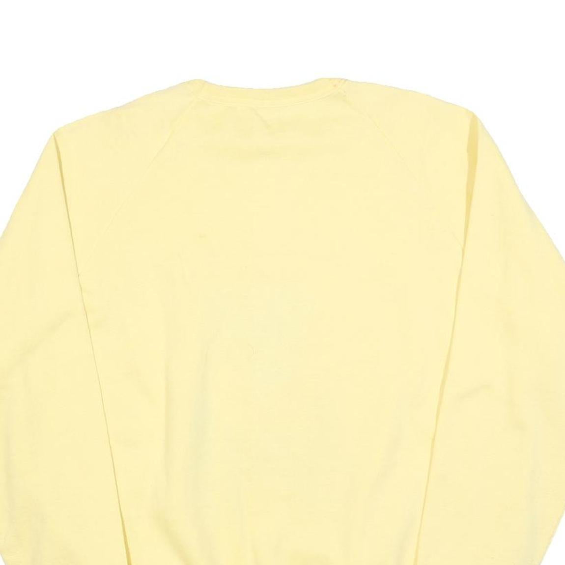 WORLD PRO Womens Yellow Ottawa Canada Teddy Bear Club Crew Neck XL Sweatshirt