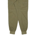 RIVER ISLAND Womens Cotton Blend Khaki Regular Cargo Trousers W28 L28 Stylish