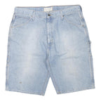 LEVI'S Womens Denim Blue Cargo Shorts L W36 Casual Cotton Blend