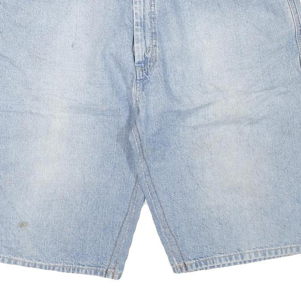 LEVI'S Womens Denim Blue Cargo Shorts L W36 Casual Cotton Blend