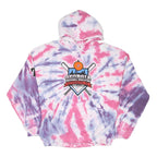 GILDAN Mens Pink & Purple Tie Dye Georgia National Qualifier Hoodie XL