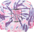 GILDAN Mens Pink & Purple Tie Dye Georgia National Qualifier Hoodie XL