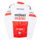 MAISCH Full Zip Cycling Shirt Mens Jersey Red Long Sleeve XS
