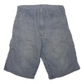 CARHARTT Mens Shorts Blue Casual Cotton Blend M W32 Durable Workwear