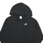 NIKE Womens Black Hoodie XS Cotton Blend Casual Sportswear Pullover