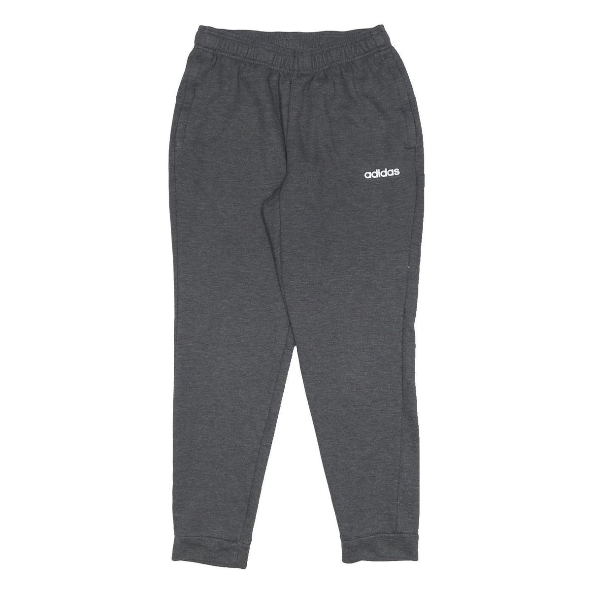 ADIDAS Womens Joggers Grey M W25 L27 Casual Cotton Blend Comfort Fit Elastic