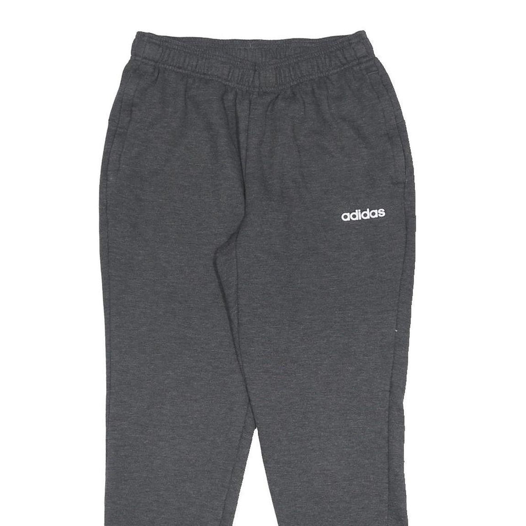ADIDAS Womens Joggers Grey M W25 L27 Casual Cotton Blend Comfort Fit Elastic