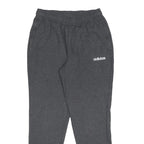 ADIDAS Womens Joggers Grey M W25 L27 Casual Cotton Blend Comfort Fit Elastic