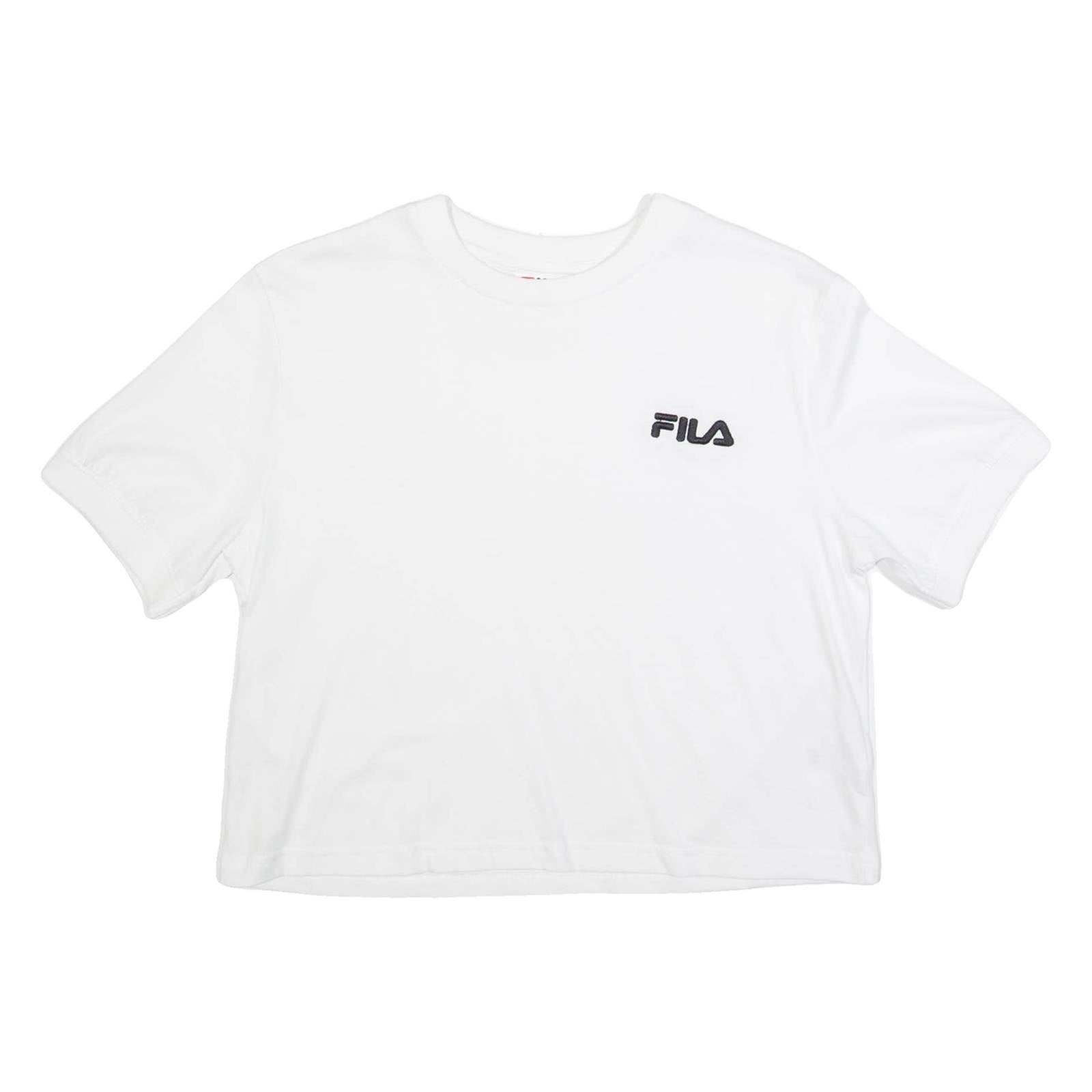 FILA Cropped Womens T-Shirt White XS