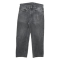 CARHARTT Mens Cotton Blend Black Regular Straight Trousers W32 L25 Workwear
