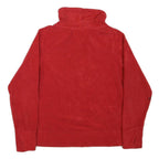 TOMMY HILFIGER Womens Red Pullover High Neck L Logo Sweatshirt Casual Wear