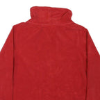 TOMMY HILFIGER Womens Red Pullover High Neck L Logo Sweatshirt Casual Wear