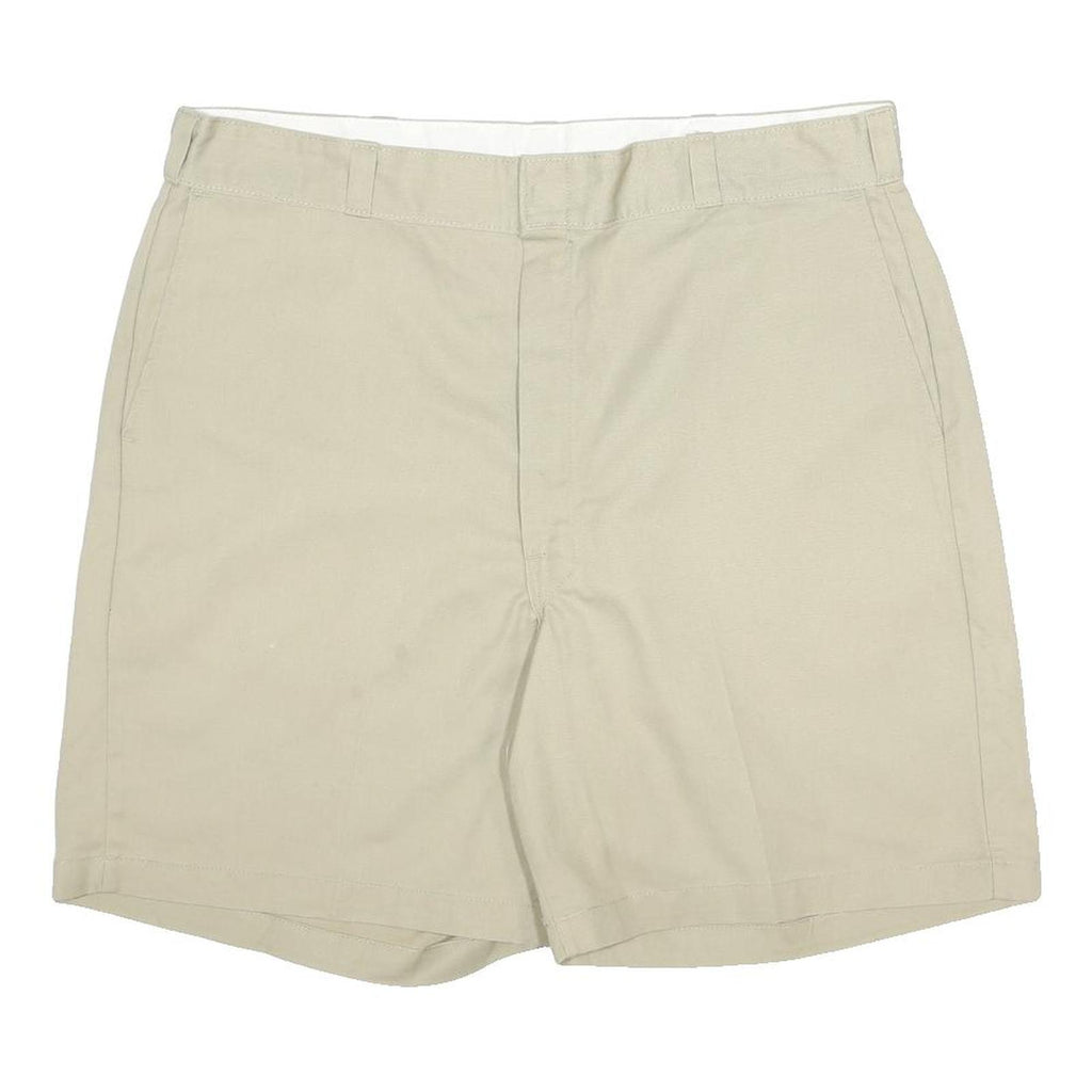 DICKIES Mens Shorts Beige Casual XL W40 Workwear Polyester Blend